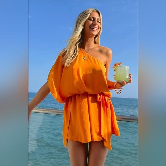 Show‎ Me Your Mumu,  Trish Dress, Tangerine, Size Small - Picture 2 of 9